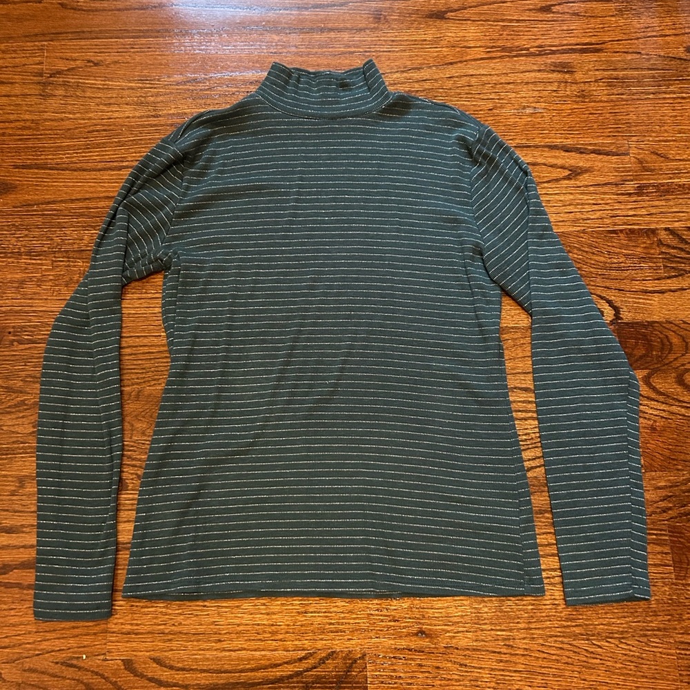 Men's Green Striped Sweater
